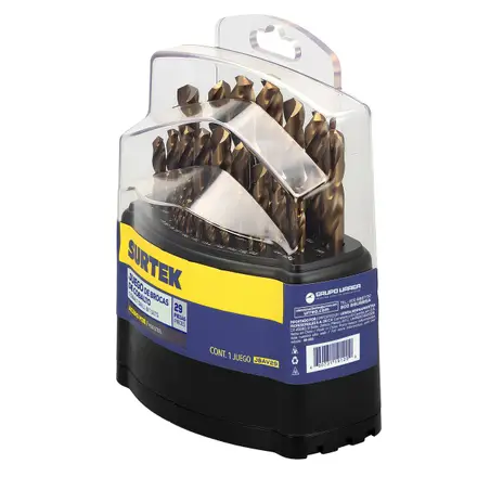 [128929] Juego Broca cobalto 29 pzs. 1/16 a 1/2" JBAV29 Surtek