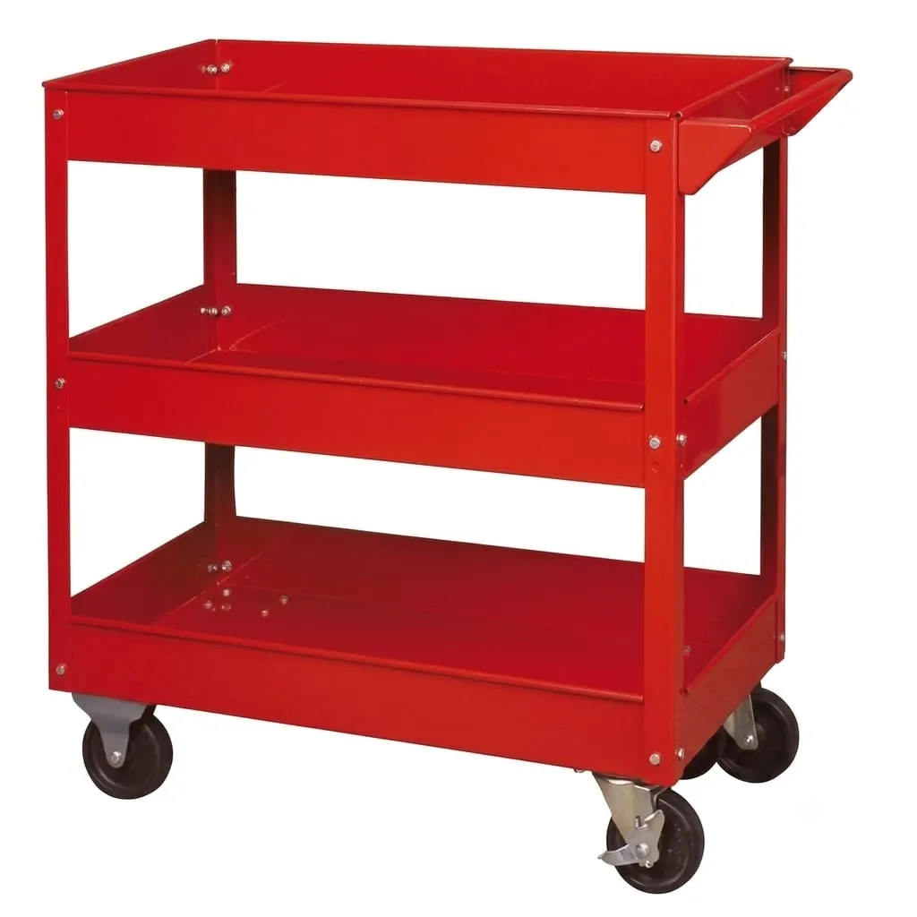 Carro de 3 bandejas y garruchas de 1"x4" TC302