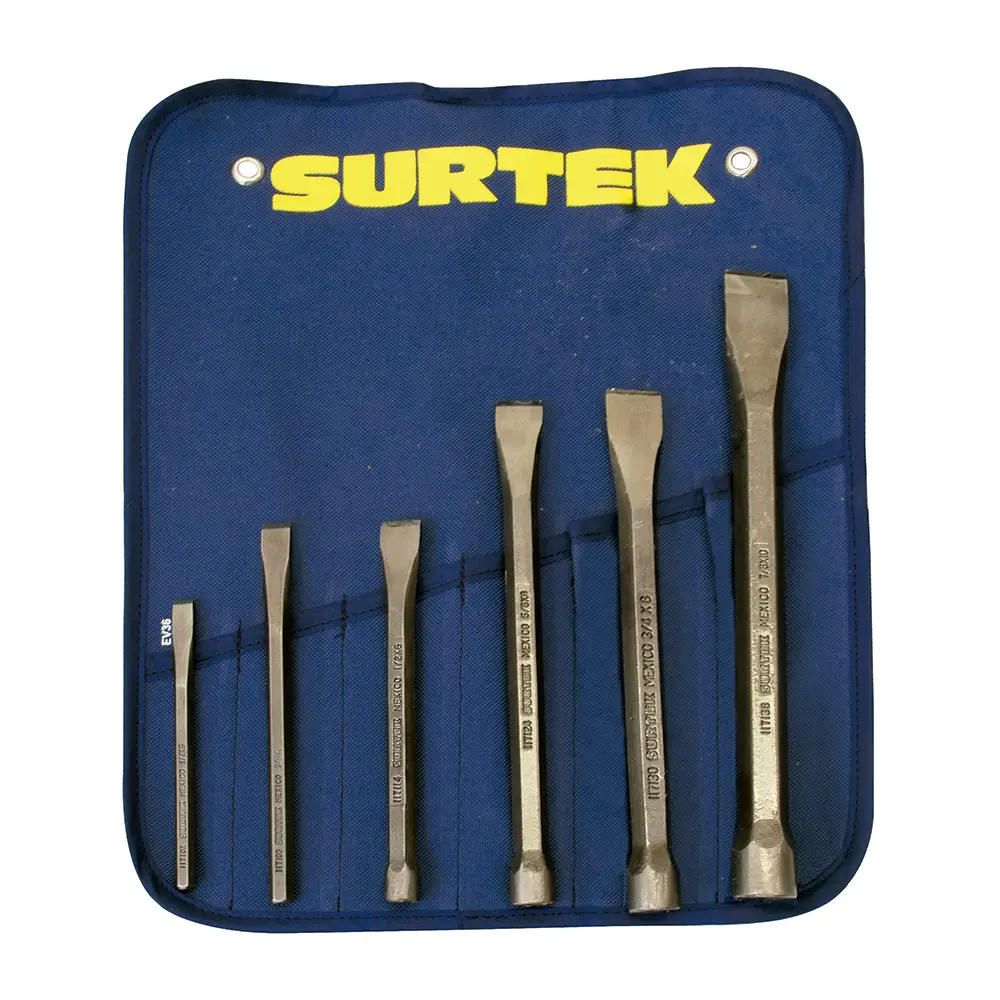 Juego cincel 6 pzs. # 117193 Surtek