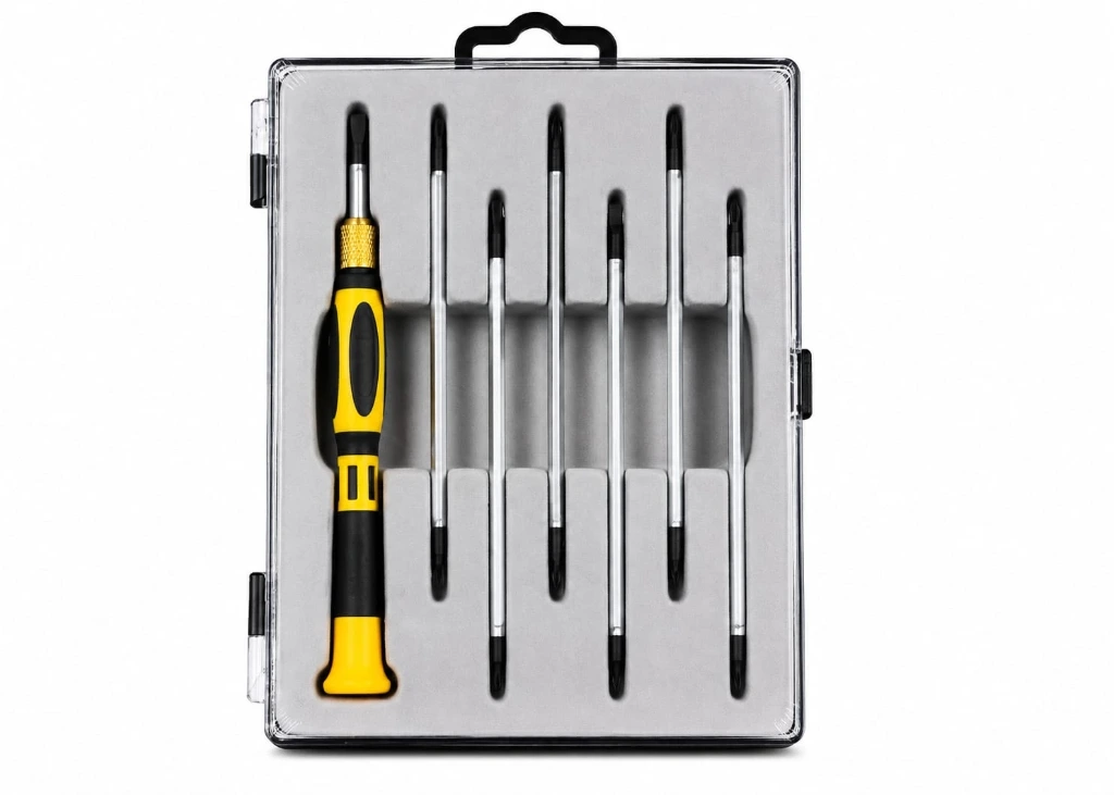 Juego destorn. 14pz.(7pz doble punta) 9801