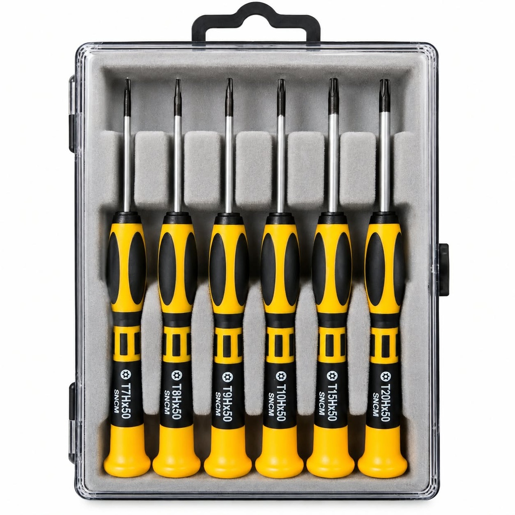 Juego Dest Torx 6pz. Tx7 a Tx20 (9802TH-6)