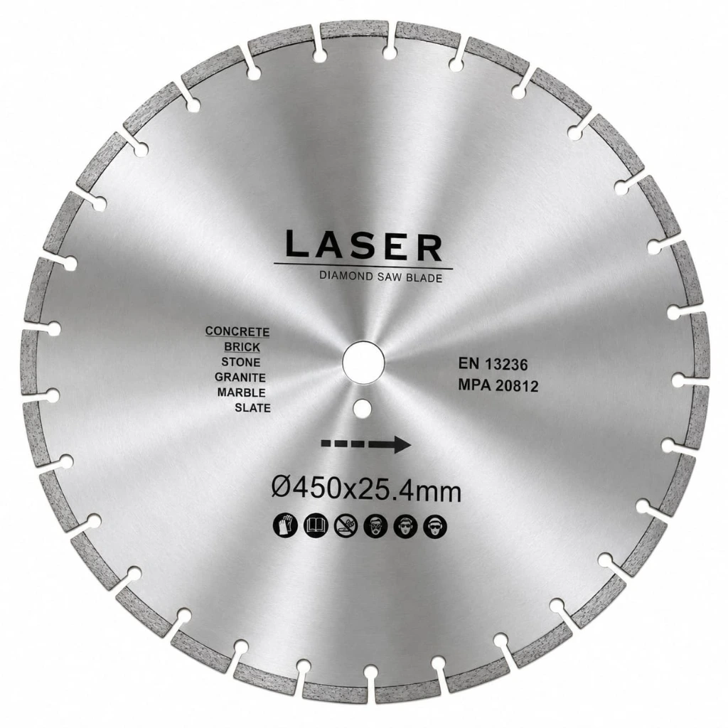 Disco diamante láser 14"x  1" Segmt.