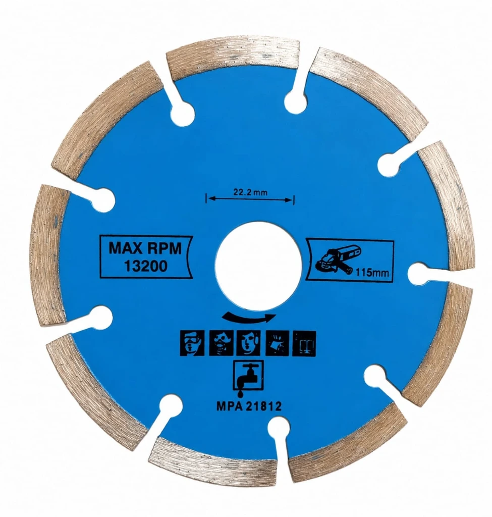 Disco Diamante Chino 7" Segmentado