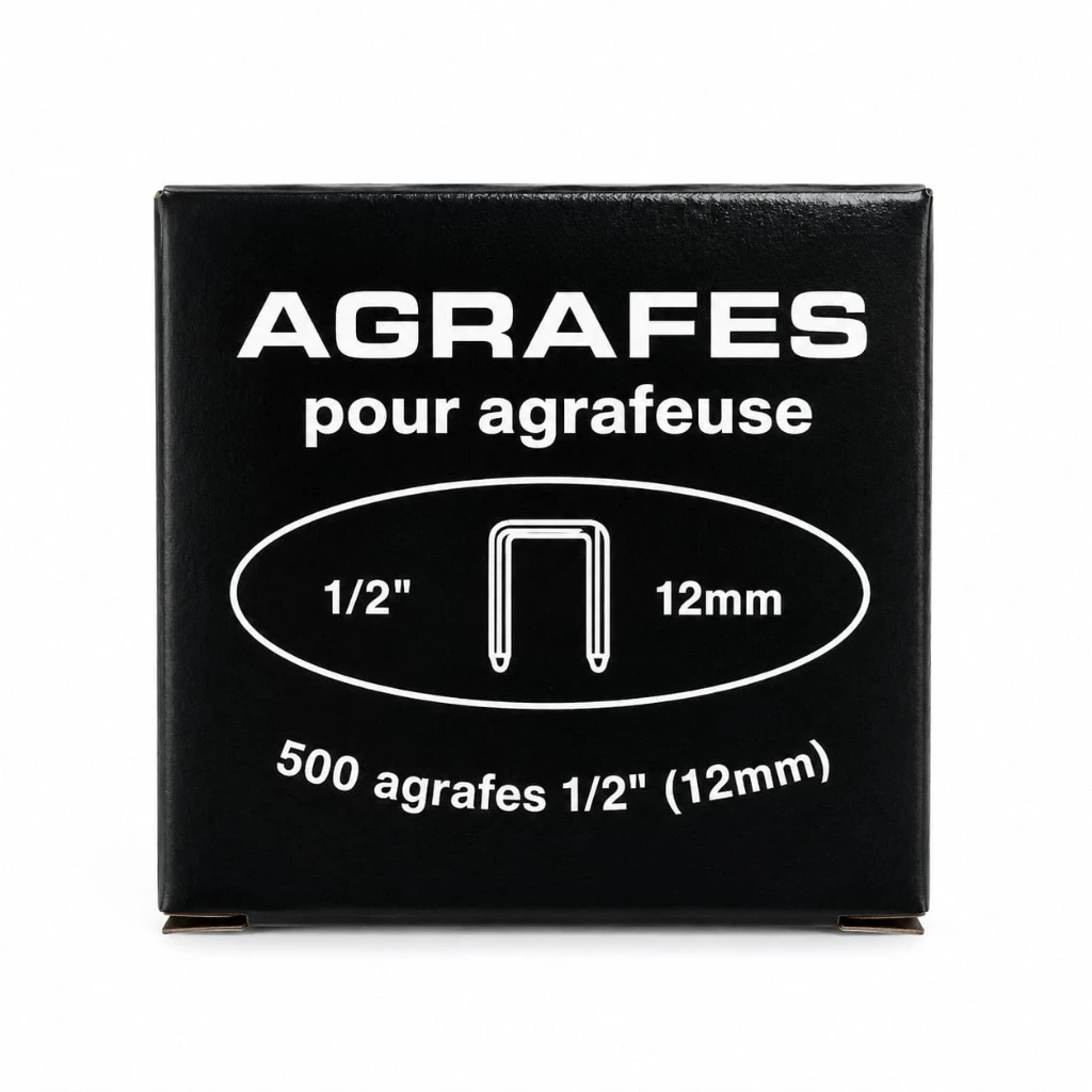 Cajas de 500 grapas ref.  1/2" ST0912 Taiwan.