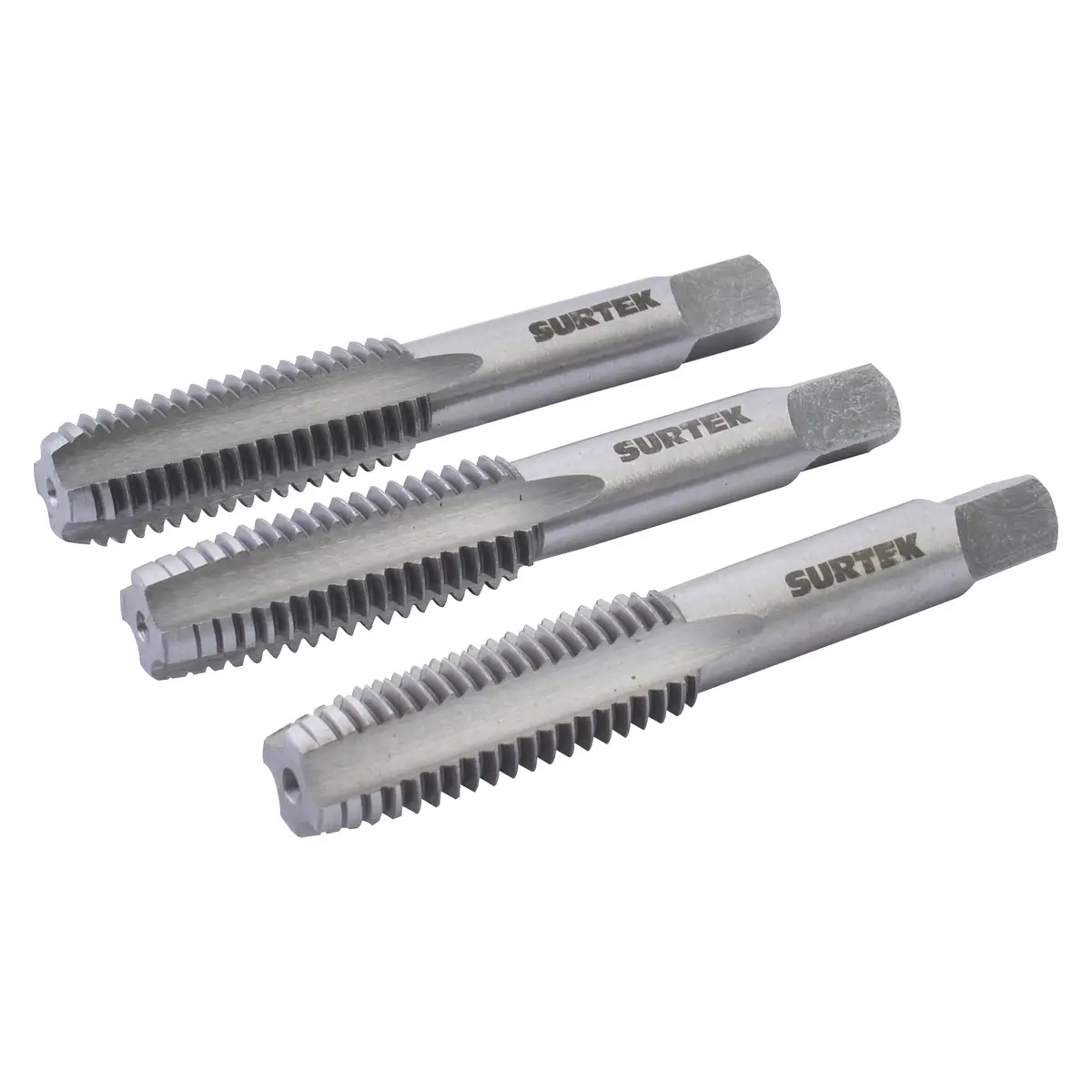 Juego 3 Machuelos 1/4" 20 UNC HSS (123558) Surtek