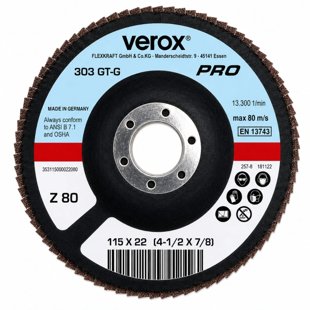 Flap-Disc "PRO" 4-1/2" grano 80