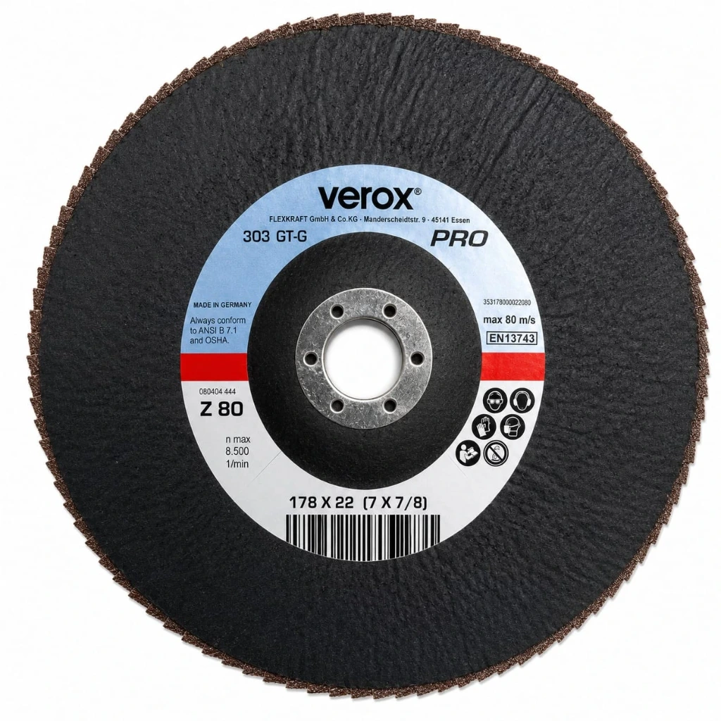 Flap-Disc "PRO" (Inox)  7", grano 80