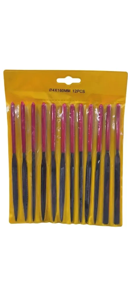 Juego 12 limas para joyero 4x160mm