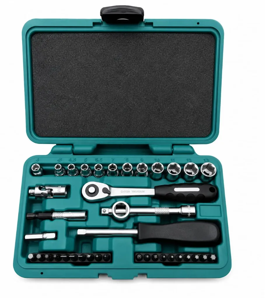 [306830] Juego dado cuadro 1/4"X 39 pzs.MM 112040R Tw.Prof.