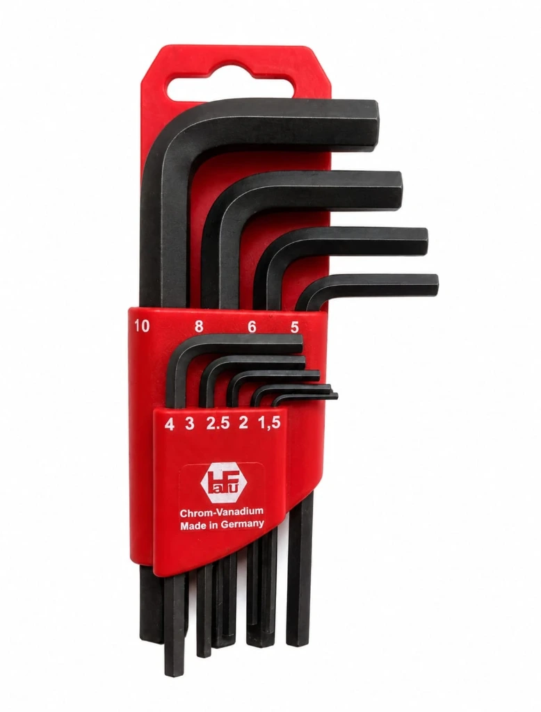 Juego Allen 9 pz. 1,5 a 10mm blister Alemán