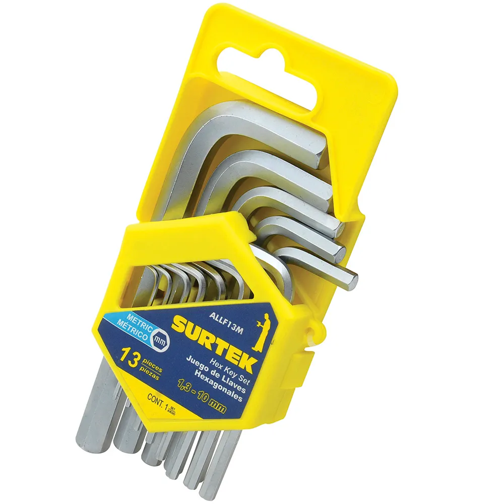 Juego "Allen" 13 pz. 1,3 a 10mm (ALLF13M) Surtek