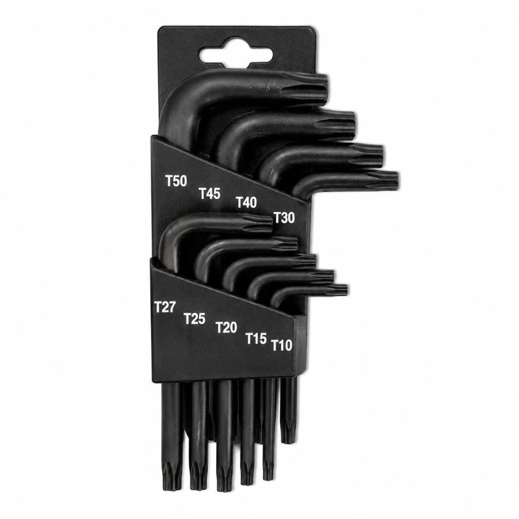Juego TORX/SEG  9 pz. T-10 a T50 Taiwan