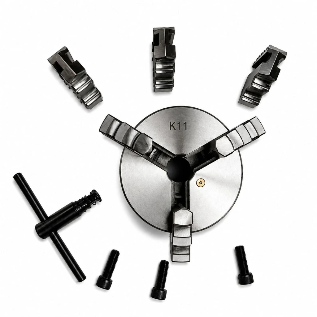 Mandril de torno K-11, 3m.x 125mm