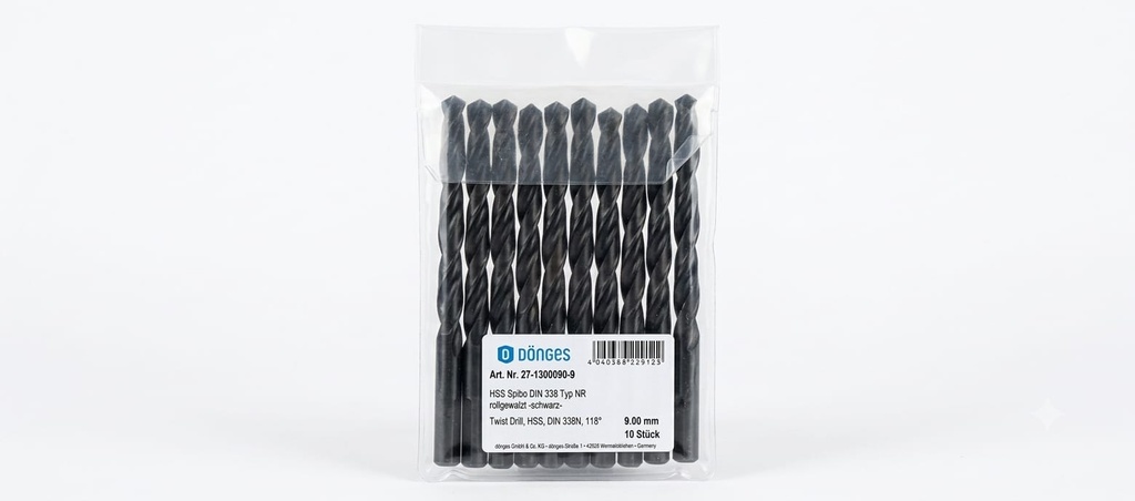 Broca HSS negras  10,0 mm